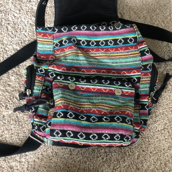 Multi-colored small backpack - Picture 4 of 6